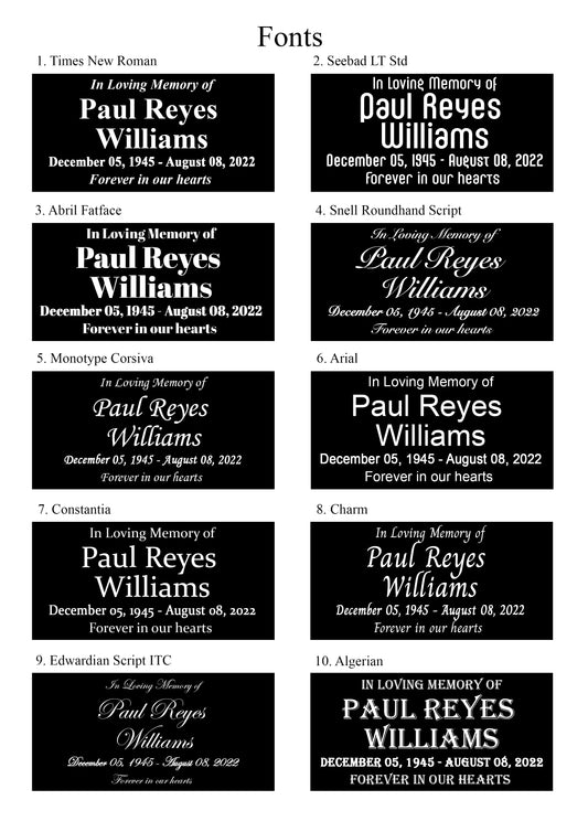 Font styles