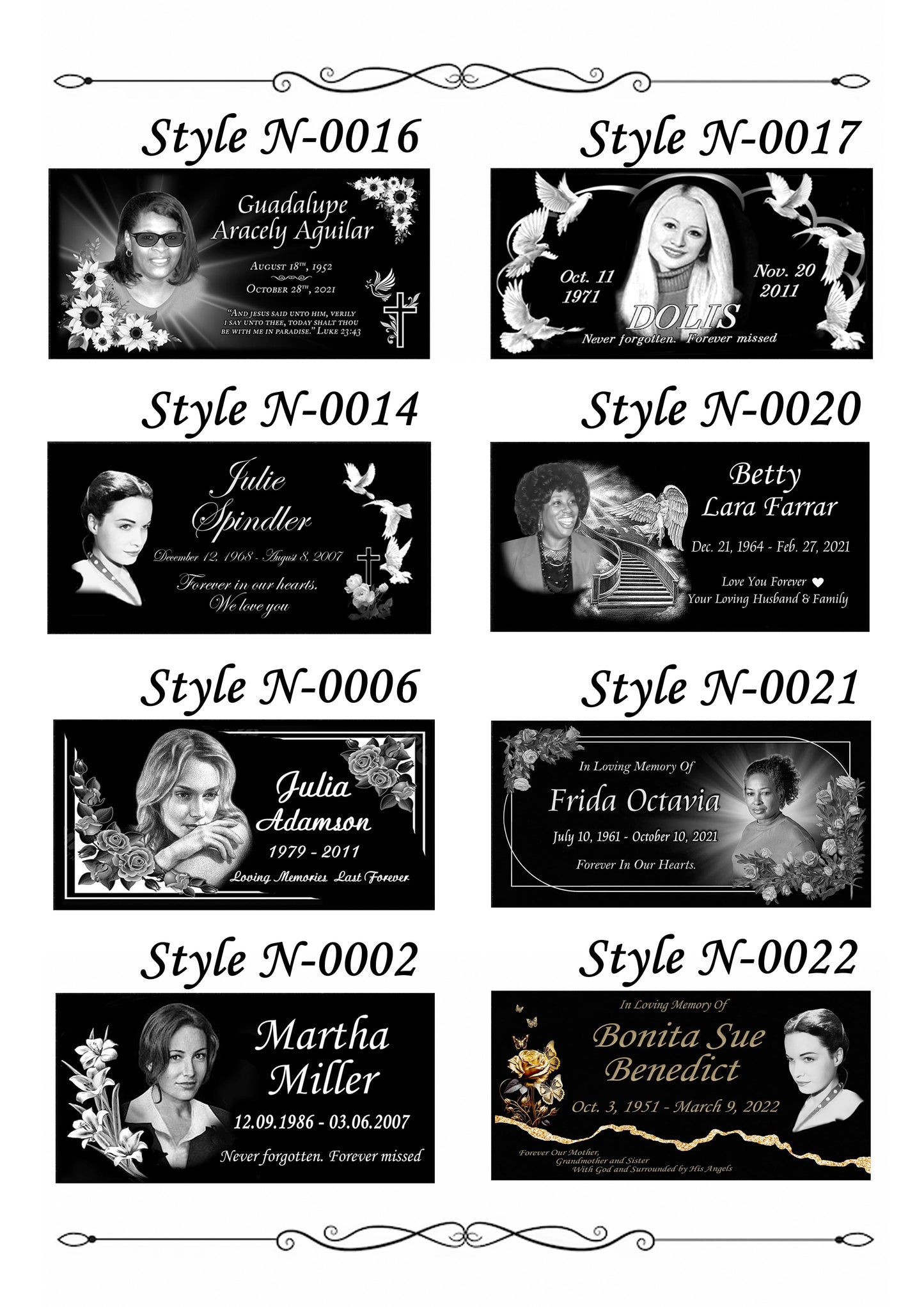Laser-etched designs 24x12x3